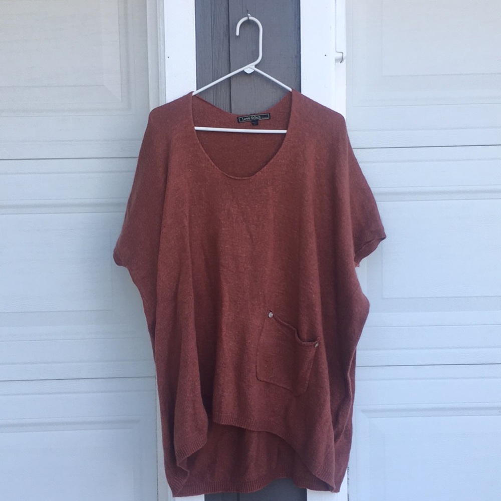Sweater Slouch Boho Top